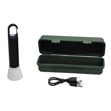 Lanternă de Camping 13cm cu Acumulator și Agățători – Iluminare Portabilă pentru Activități în Aer Liber, Drumeții sau Camping