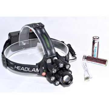 Lanternă de Cap 8 LED + 1 COB cu Acumulatori BL-T88-8 – Lumină Puternică și Reglaibilă pentru Camping, Drumeții sau Activități în Aer Liber
