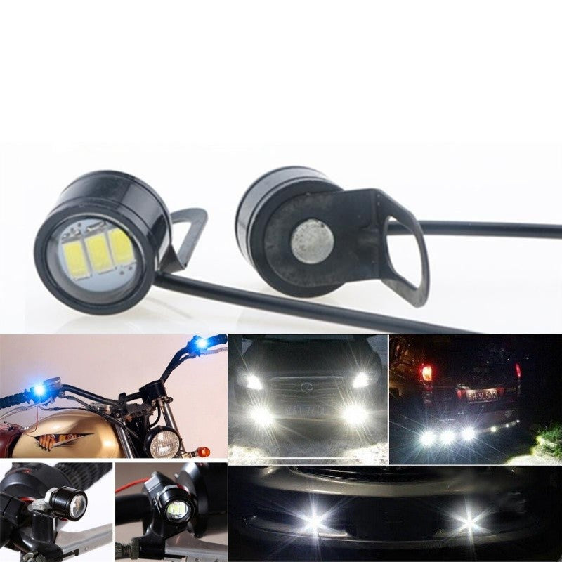 Led Auto 23mm cu Suport / 12V - 9W / ALB, 2 Buc/Set - Frize