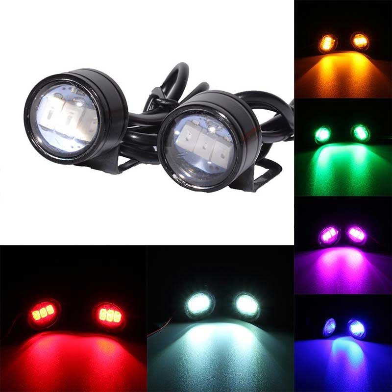 Led Auto 23mm cu Suport / 12V - 9W / ALB, 2 Buc/Set - Frize