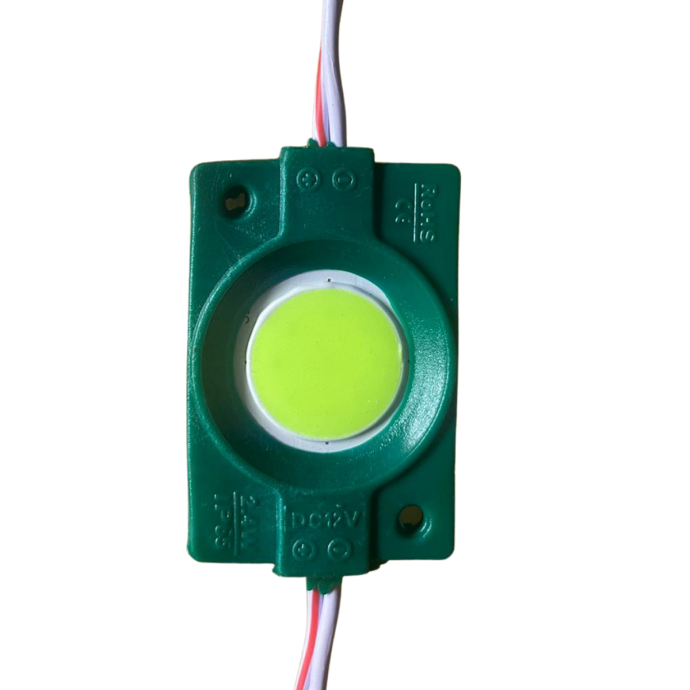 GREEN COB LED modul 9 LED 2,4W/200lm/IP65/12V