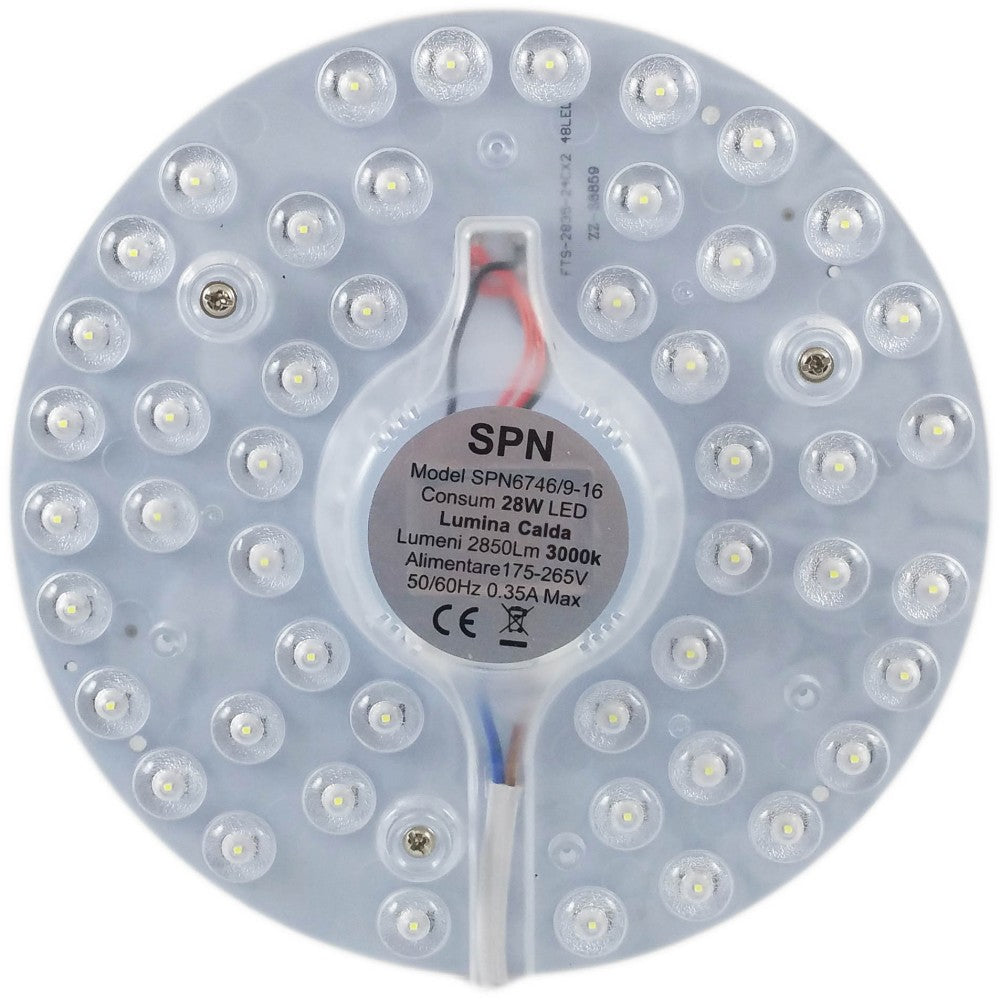 Led modul Fi180 alkalmazáshoz, 28W=250W, 3000K, meleg fény