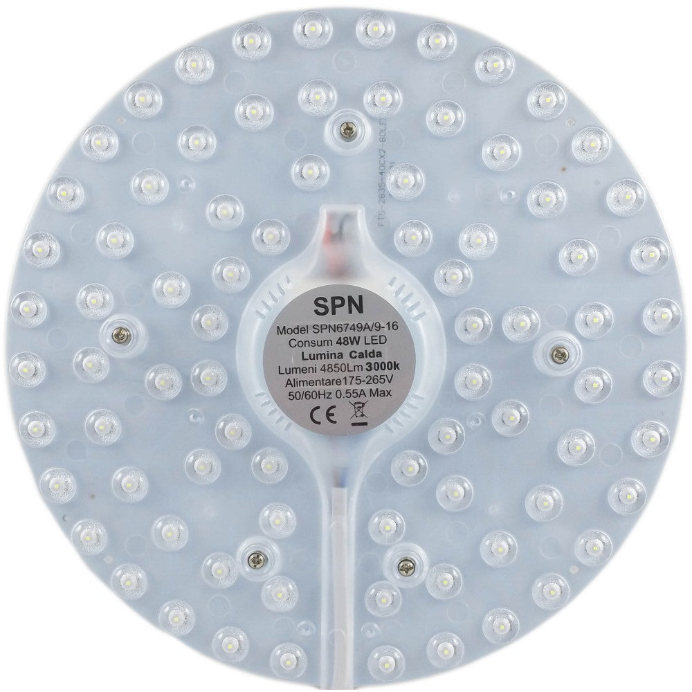 Led modul Fi252 alkalmazáshoz, 48W=350W, 3000K, meleg fény