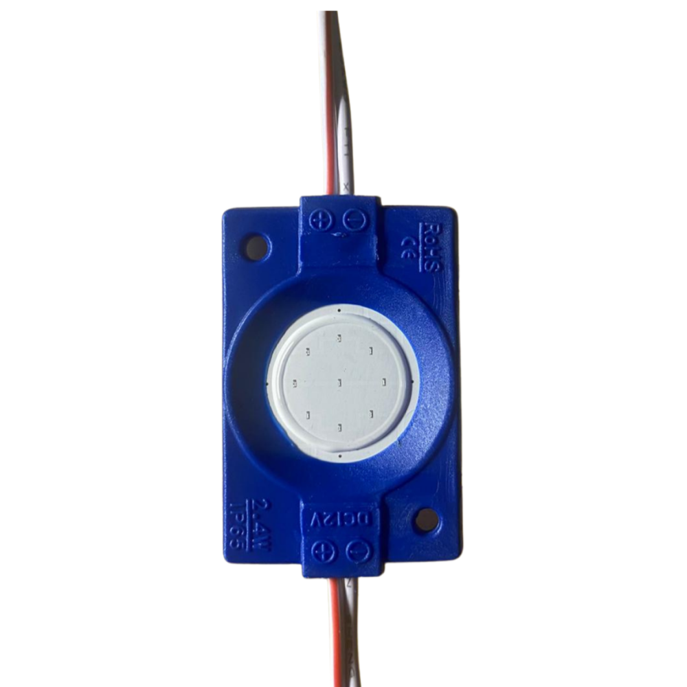 LED modul COB BLUE 9 LED 2,4W/200lm/IP65/12V