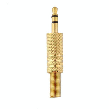 Mufă Jack 3.5mm Stereo Auriu – Conector Audio de Înaltă Calitate pentru Dispozitive Audio, Căști și Boxe