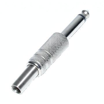 Mufa Jack 6,3mm Mono Metal cu Arc – Conector Profesional pentru Audio, Ideal pentru Instrumente Muzicale și Echipamente de Sunet