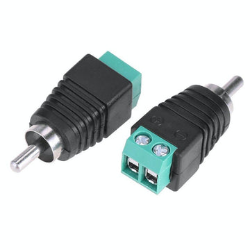 Mufă RCA Tata cu Rigletă – Conector Audio Video pentru Instalări Electrice și Sisteme Multimedia