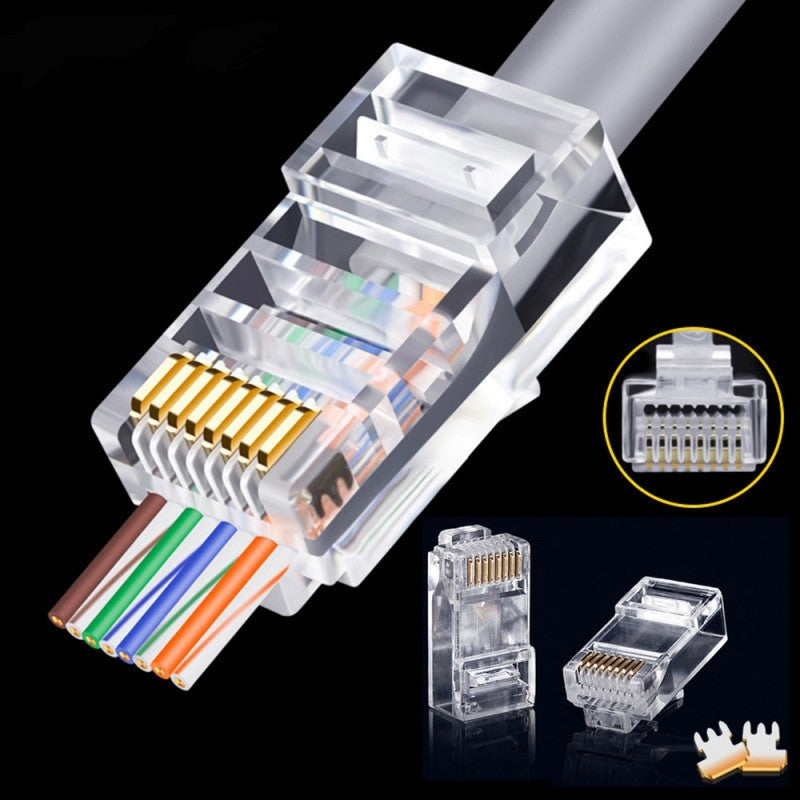 Mufa UTP Plastic CAT6E + CUT 100b/set - Frize