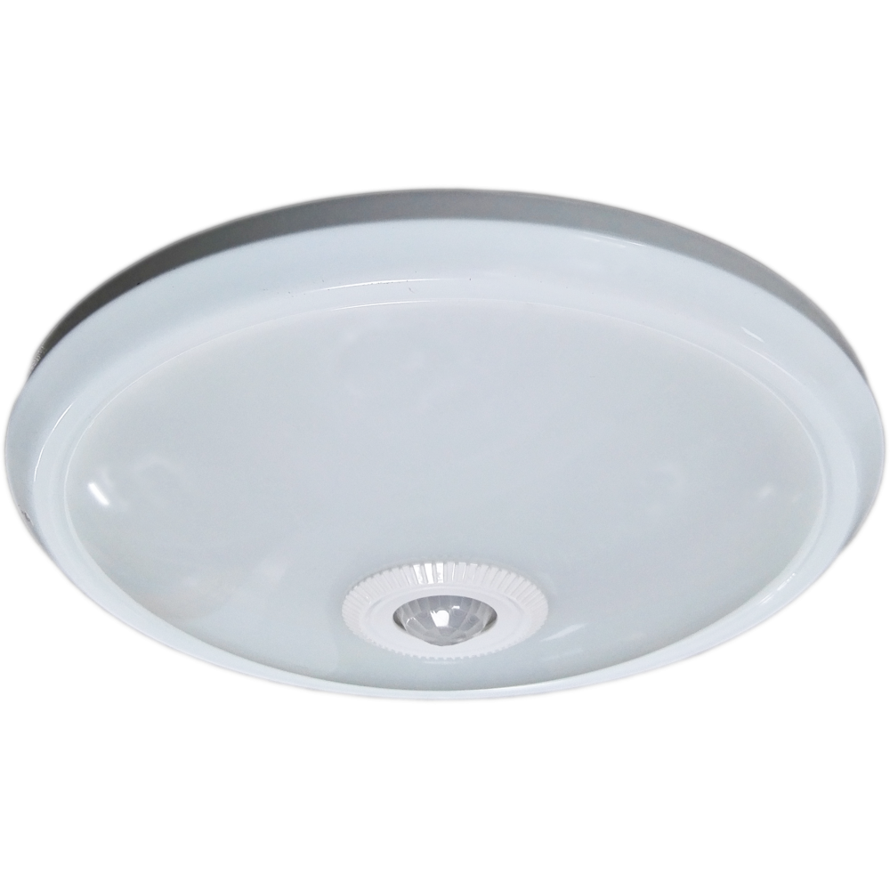 Led mennyezeti lámpa állítható mozgásérzékelővel Ø290, 12W=75W, 6400K, hideg fény