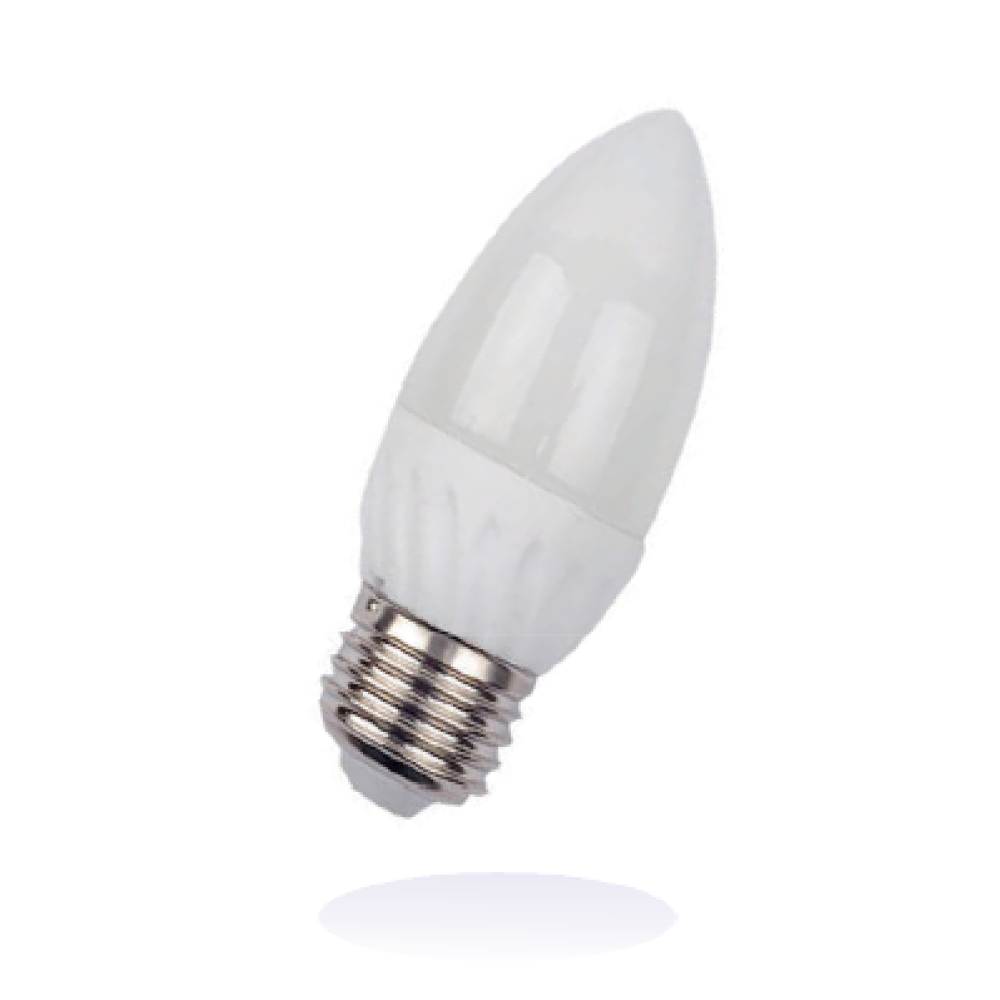 Izzó Led Candle E27, modell C35, 5W=45W, 2700K, meleg fény
