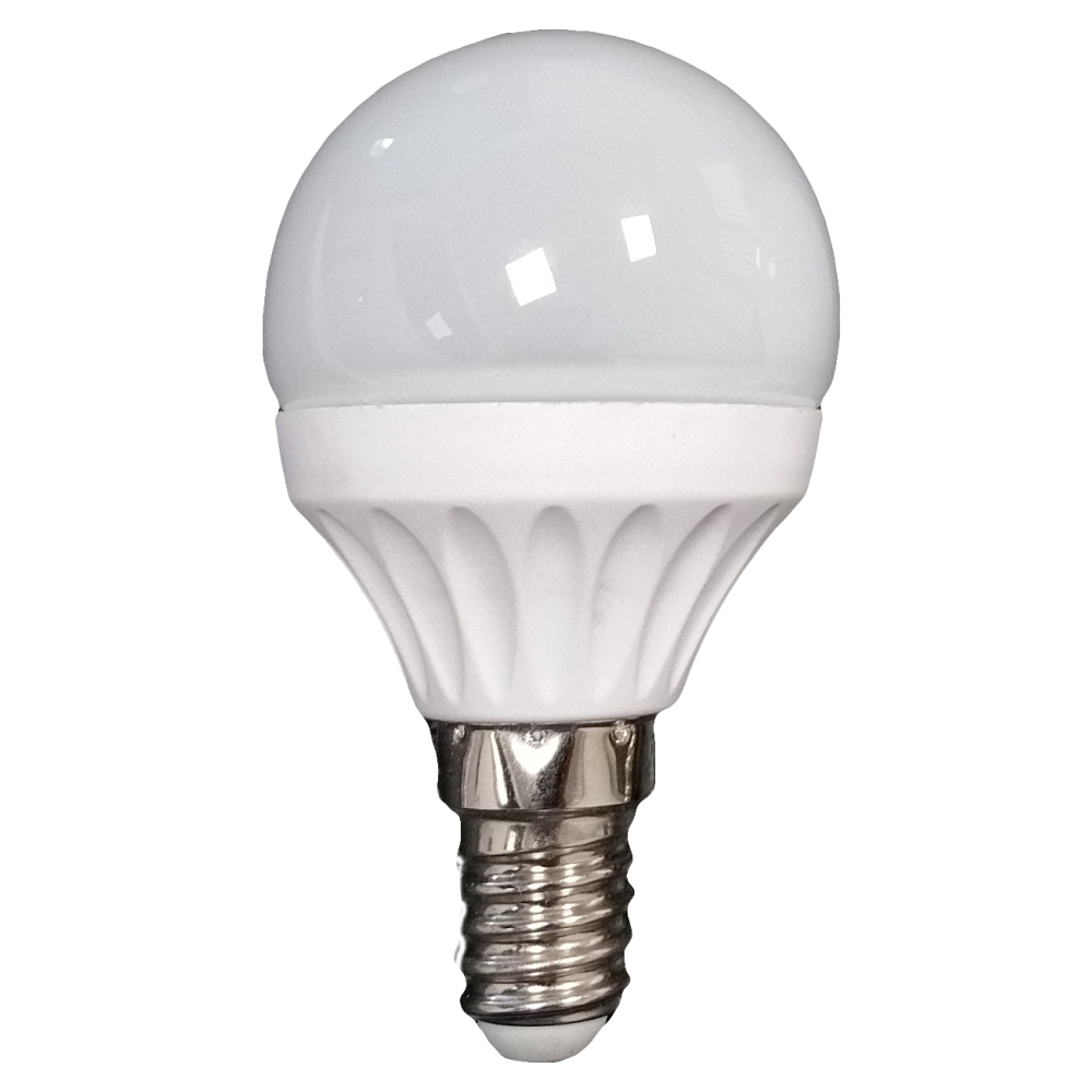 Bl Led Spheric E14 izzó, G45 gömbmodell, 3W=25W, 2700K, meleg fény