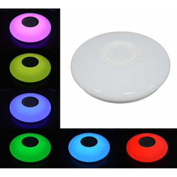 Plafonieră LED SMART Ø390mm, 24W cu Muzică și Iluminare RGB+W – Lumină Inteligentă pentru Living, Dormitor sau Spații Comerciale
