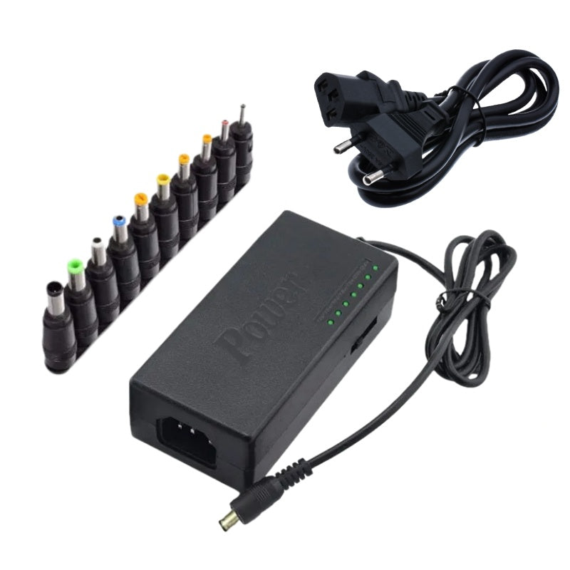 Univerzális laptop tápegység 10 dugós / 120 W