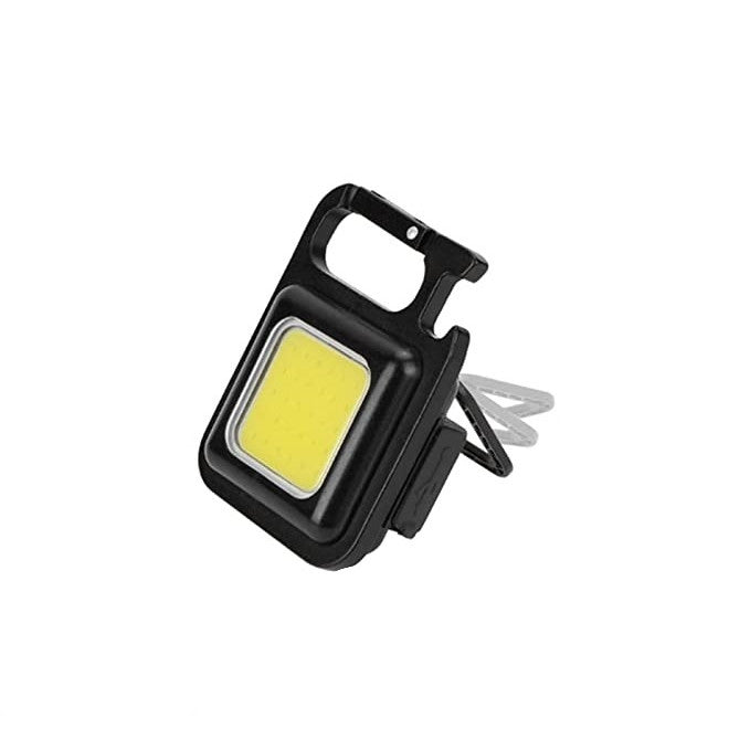Mini Proiector Led Portabil Tip Breloc, Port Type C, Rezistent la Apa, Magnet, 4 Moduri de Lumina, Perfect Pentru Pescuit, Camping, Drumetii, Ciclism, Negru - Frize