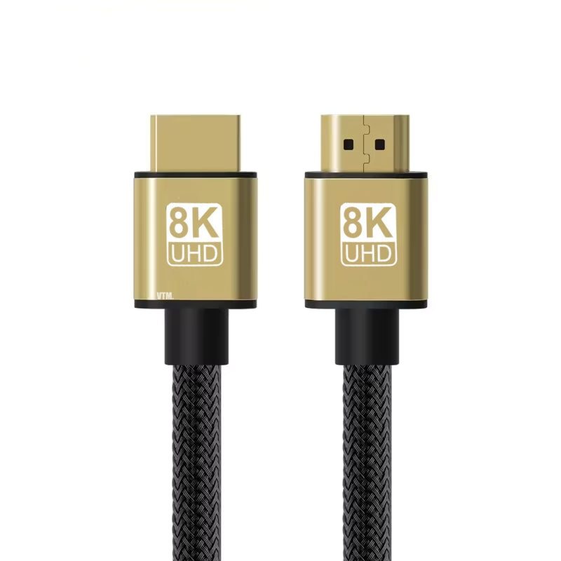 Cablu HDMI 8K, 4K, 2K, Ultra HD, 120Hz 60Hz, Compatibil cu PS5, Xbox, OLED TV, 10M, Auriu