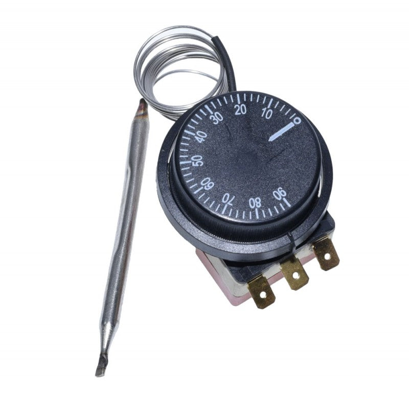 Termostat Reglabil de Cuptor 30 - 90°C cu Sonda de Inox