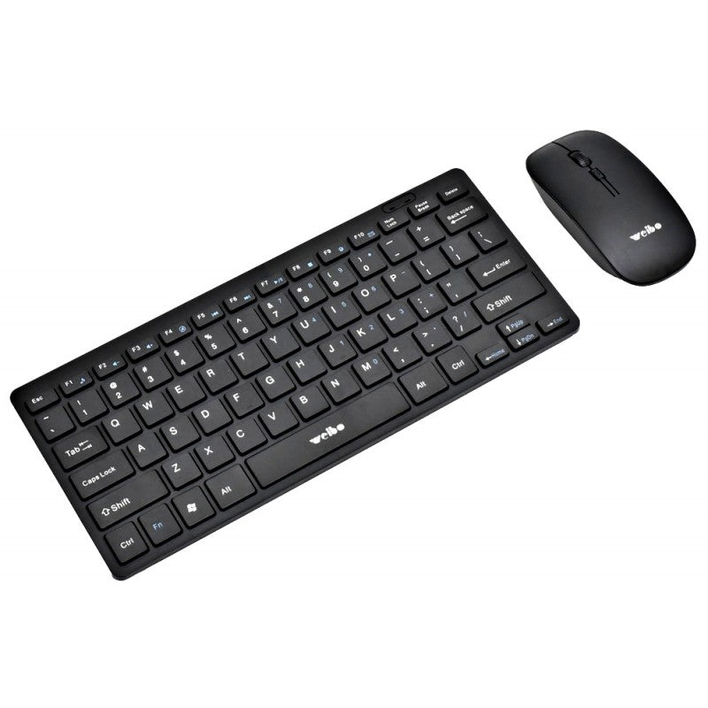Set Tastatură și Mouse Wireless WB-8068 – Accesorii Ergonomice pentru Birou, Conectivitate Stabilă și Design Modern
