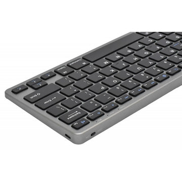 Set Tastatură Slim cu Mouse Wireless Bluetooth WB-8077 – Accesorii Ergonomice pentru Birou și Lucru de Acasă