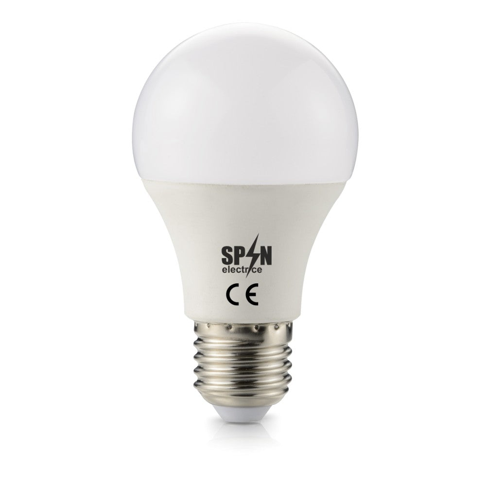 Led izzó E27, gömb A60 modell, 8W=70W, 6400K, hideg fény, 880Lm