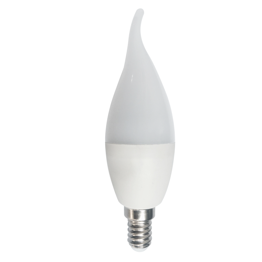 Led Candle Flame E14 izzó, C35 modell, 7W= 60W, 2700K, meleg fény
