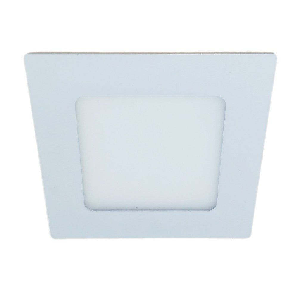 Spot Led Slim Pătrat 120x120Mm, 6W=40W, 6400K, Lumină Rece