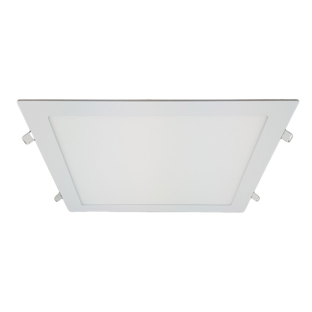 Négyzet alakú vékony Led Spot 300x300mm, 24W=200W, 6400K, hideg fény