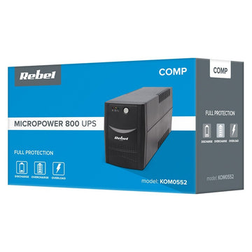 UPS forrás 800VA/480W Rebel