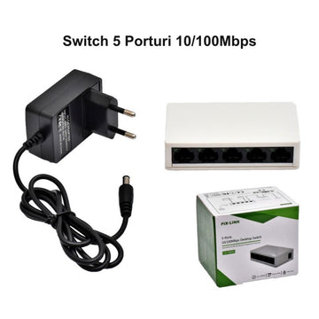 Kapcsoló 5 port 10/100Mbps Pix-Link / LV-SV05