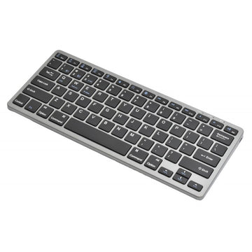 Tastatură Slim Wireless și Bluetooth Neagră WB-8055 – Tastatură Compactă pentru Birou și Utilizare Acasă