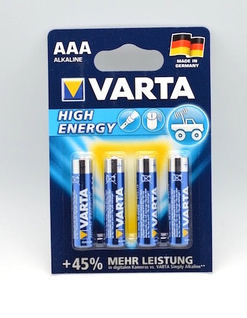 Bateri Alkaline Varta High-Energy R3 AAA , 4buc/set