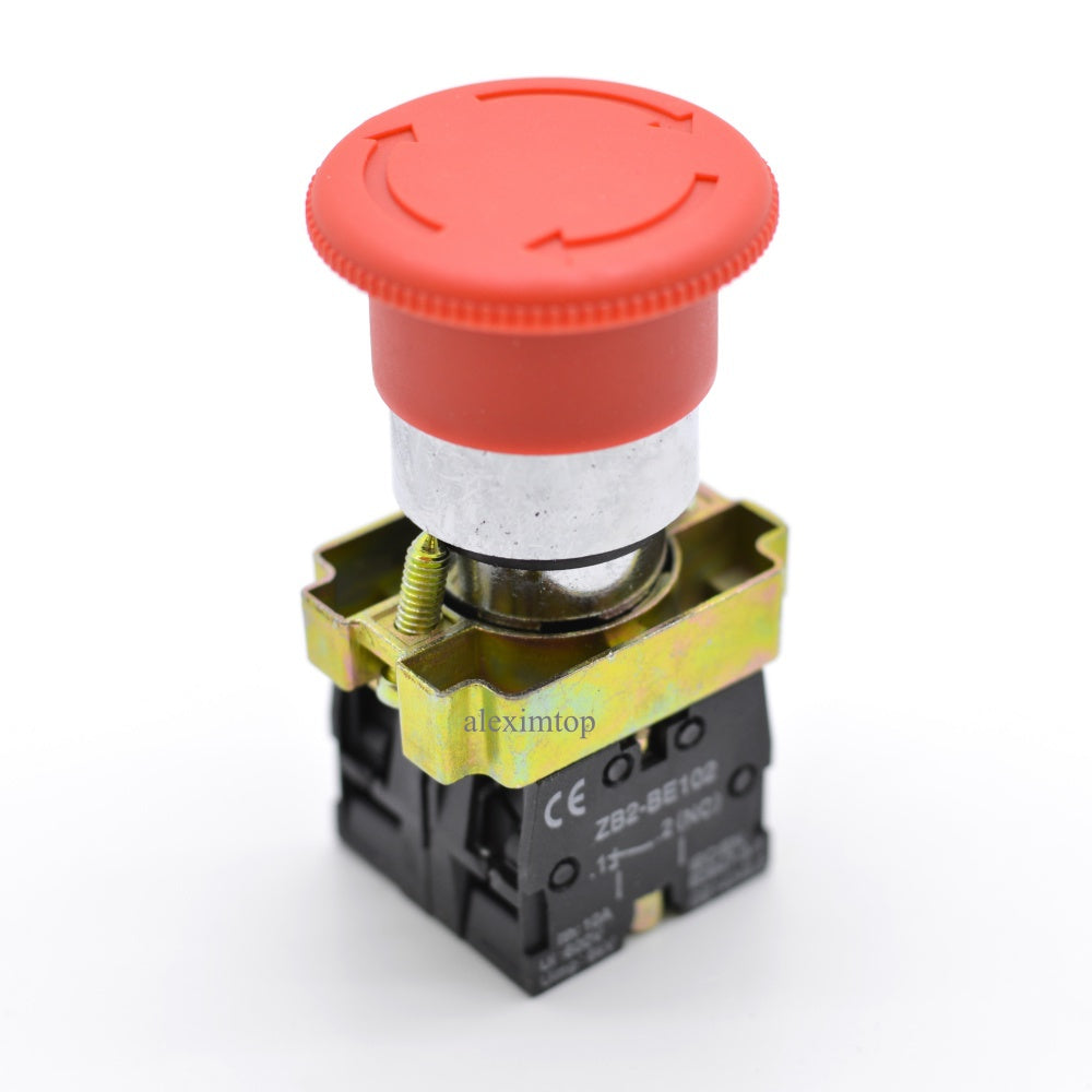Buton motor 220V ciuperca retinere  ON-OF   BS533 rosu
