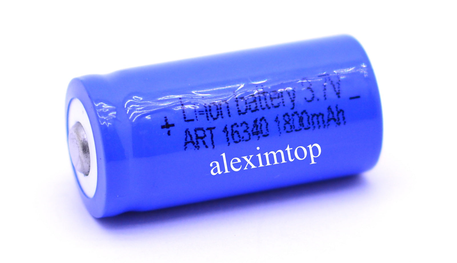 Acumulator reincarcabil Li-ion 3,7V - 1800mAh ART-16340 , Albastru
