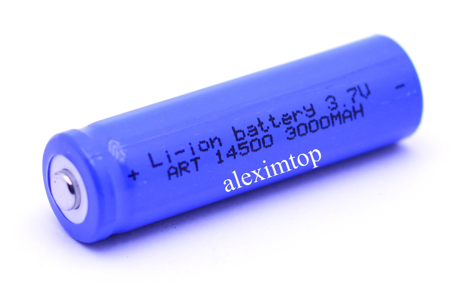 Acumulator reincarcabil Li-ion 3,7V - 3000mAh ART-14500 ,Tip AA  Albastru