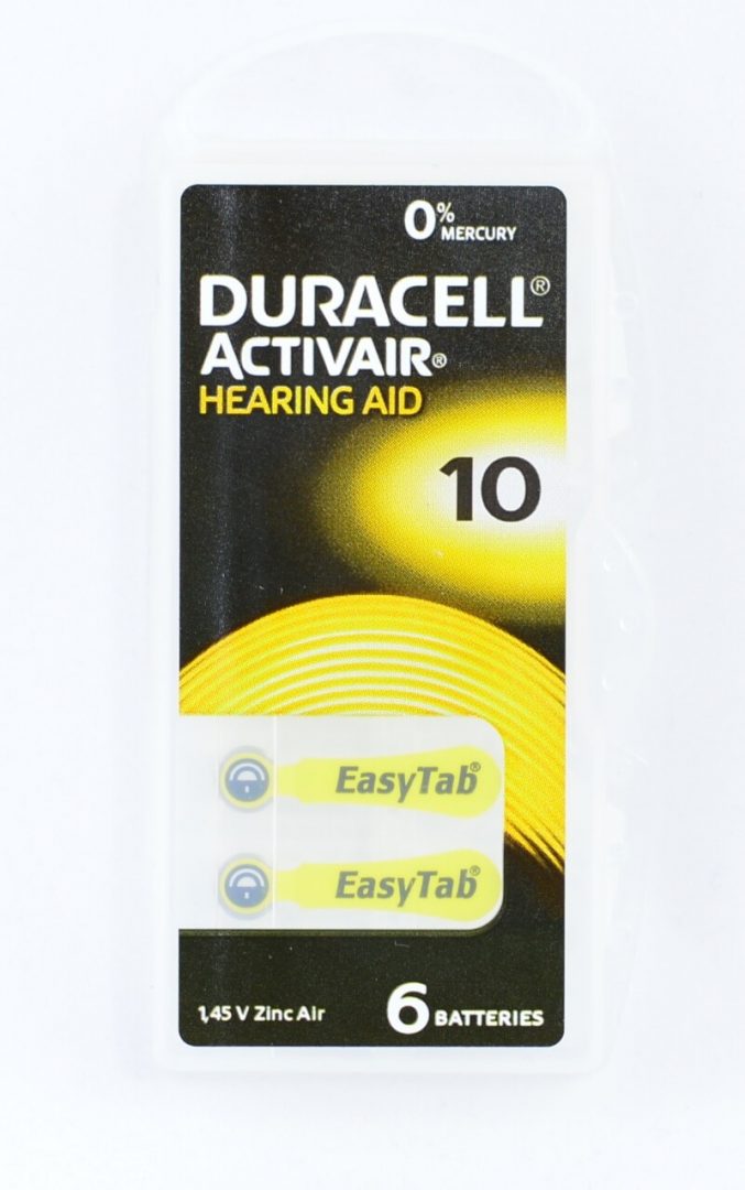 Bateri Auditive Duracell  PR10