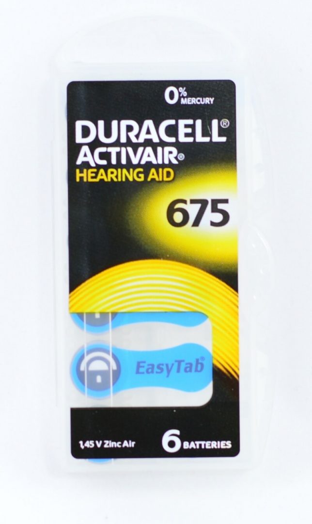 Bateri Auditive Duracell PR675