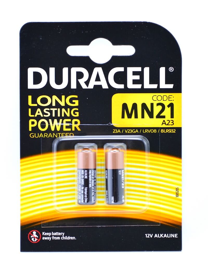 Baterie Alcalina Duracell A23 - 12V MN21   2buc/set