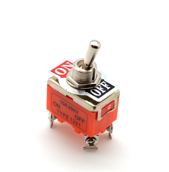 intrerupator basculant dublu on-of metal 220V-15A INT-22014A