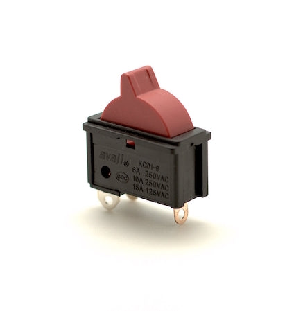 intrerupator basculant on-of 220V 6-10A rosu INT-22017R