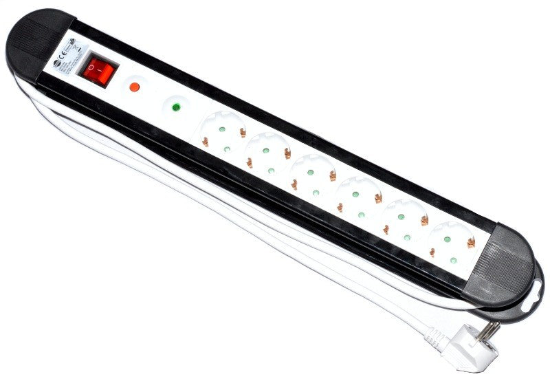 Prelungitor cu Protectie la Supratensiune 6 cai-1,5m - Frize