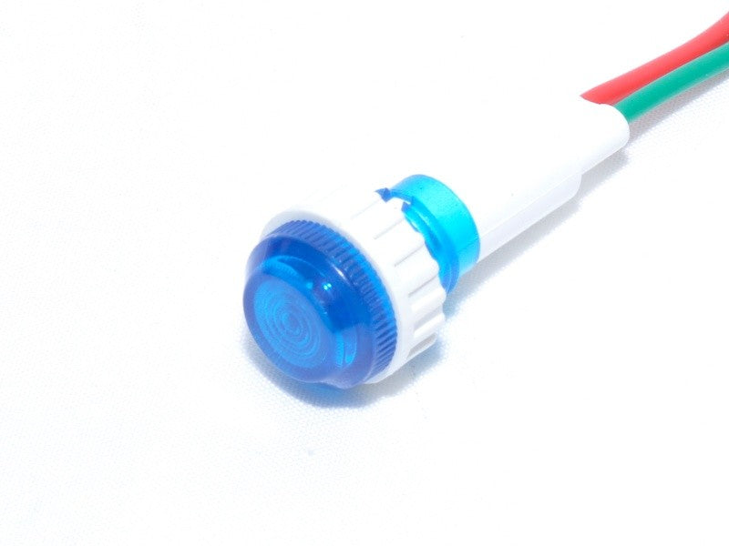 Indicator 12V Martor Albastru cu Fir - Frize