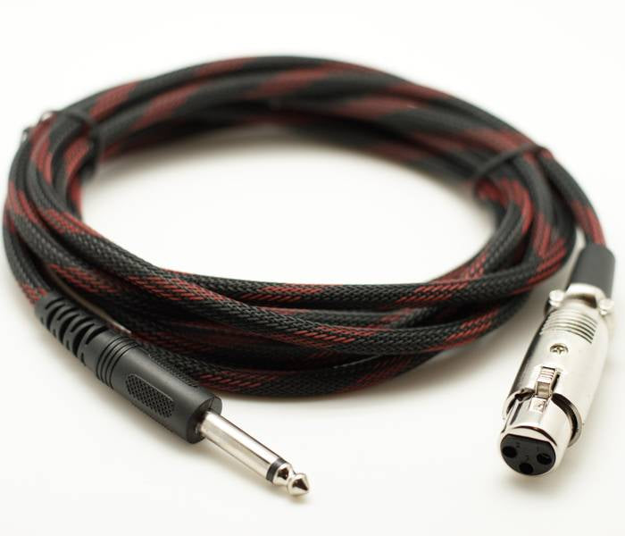 Cablu jac 6,3 tata-xlr mama panzat 3m
