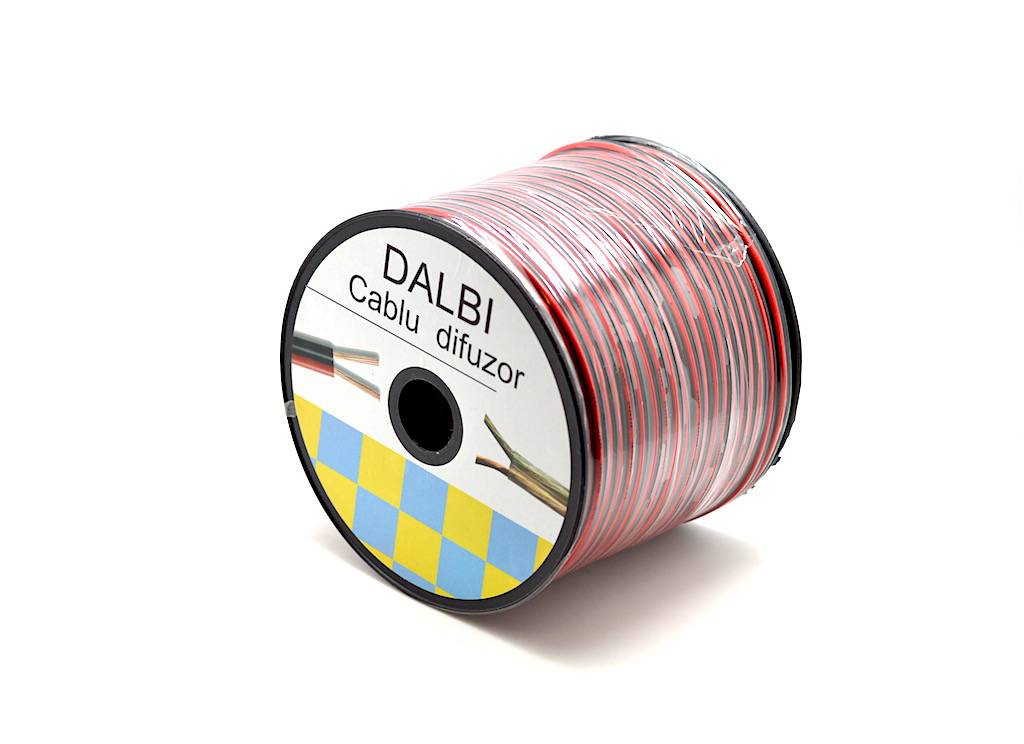 LSP-113/BR cablu difuzor bifilar rosu-negru 2 x 1 100m/rol
