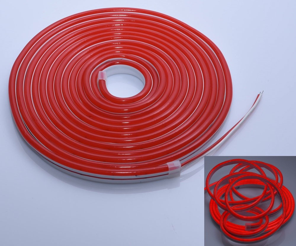 Banda Led Flexibil 12V , Lumina Roșu 5m - Frize