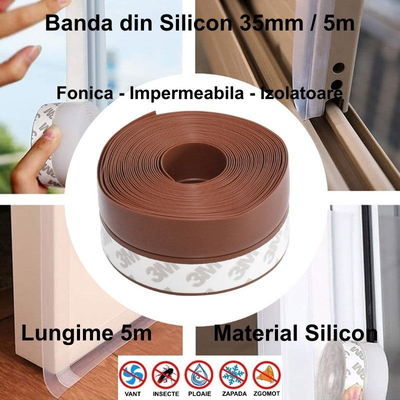 Banda Maro pentru Usa si Fereastra, 35 mm x 5 m - Frize