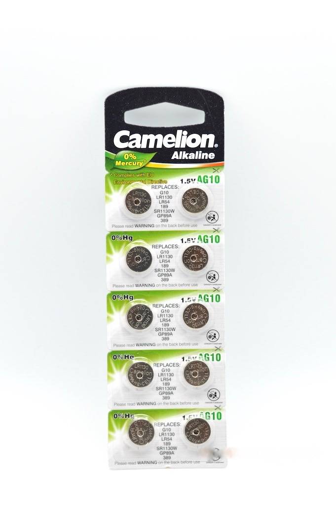 Baterie Alcalina Camelion AG 10, 10buc/set - Frize