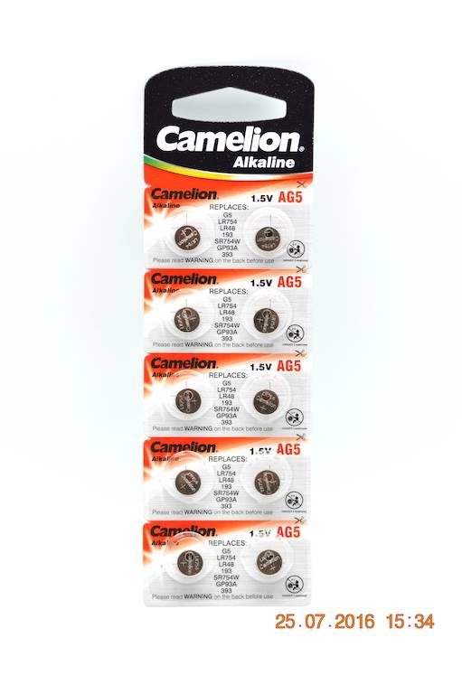 Baterie Alcalina Camelion AG 5, 10buc/set - Frize