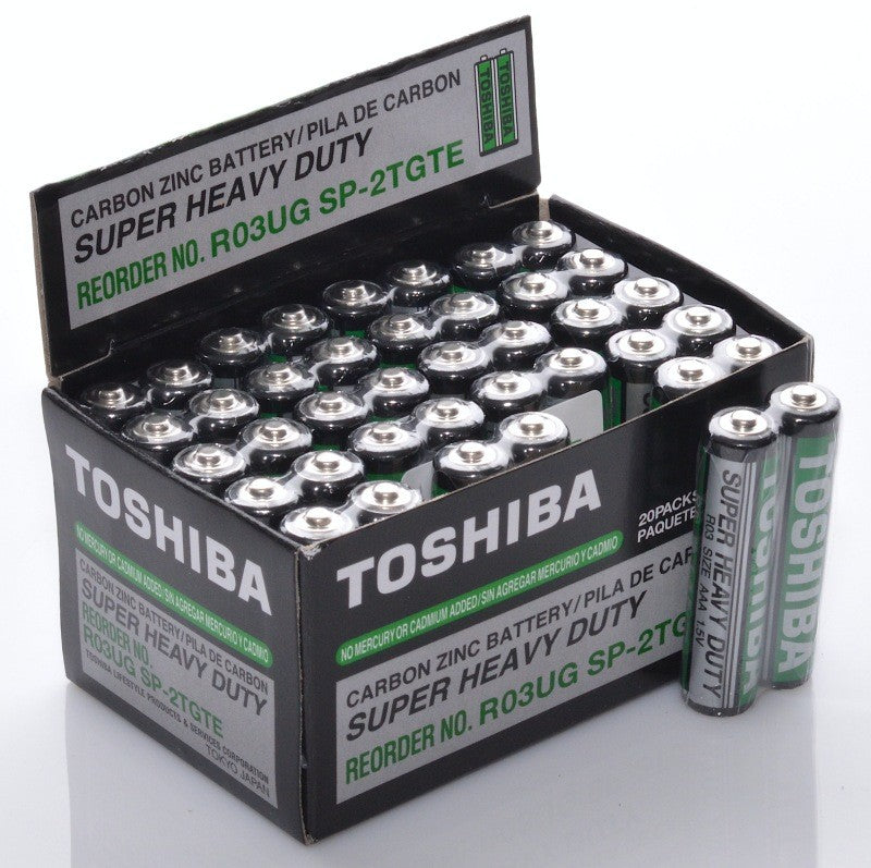 Baterii Toshiba Heavy-Duty R3 AAA, 40buc/set - Frize
