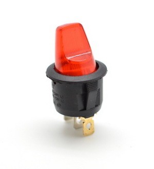Buton Basculant Maneta cu Led Rosu - Frize