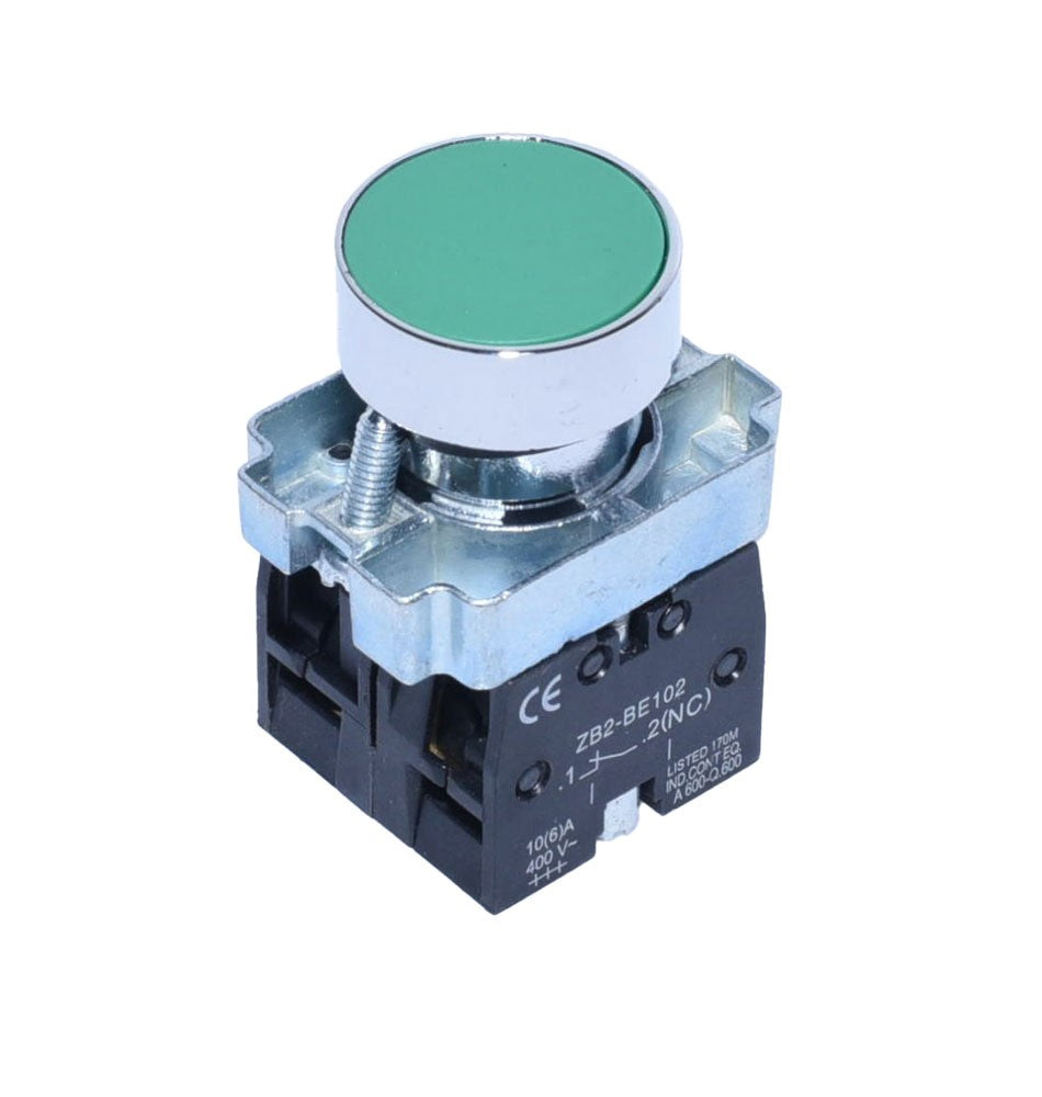 Buton Motor Push BA35 Verde - Frize