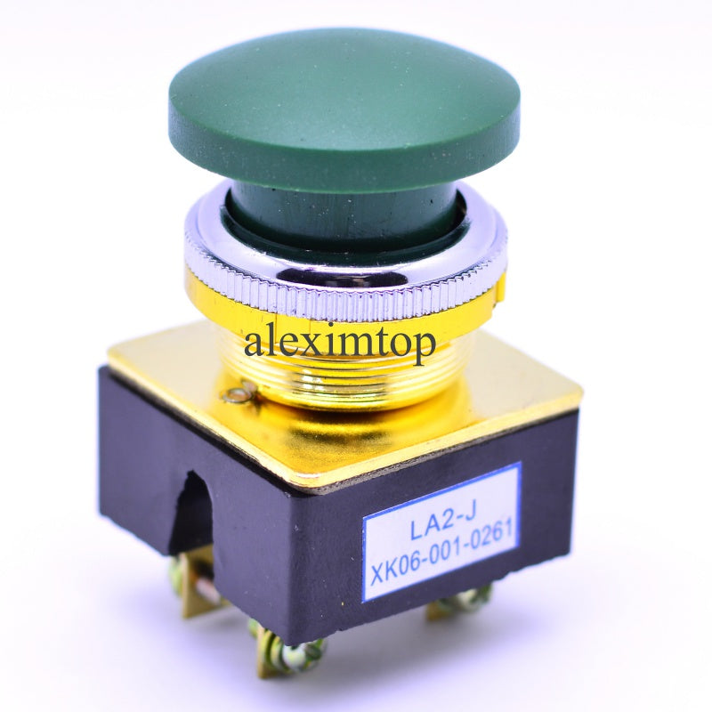 Buton motor Push fara retinere verde LA2-J - Frize